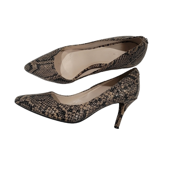 Cole Haan Grand Os Snakeskin Pointed Toe Heels Size 6.5 - Picture 1 of 12